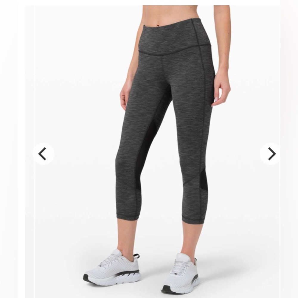 lululemon athletica Pace Rival Crop 22" Black